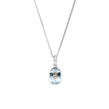 Halsschmuck, Weißgold, Capolavoro Collier Capriccio