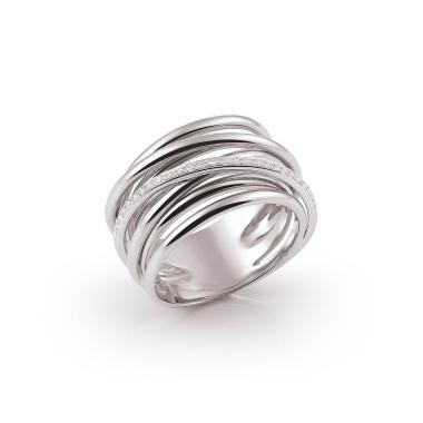 Ringe, Weißgold, Al Coro Serenata Ring
