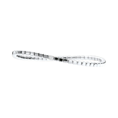 Armschmuck, Weißgold, Capolavoro Flexibles Armband Flessibile