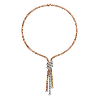 Halsschmuck, Weißgold, FOPE Solo Collier