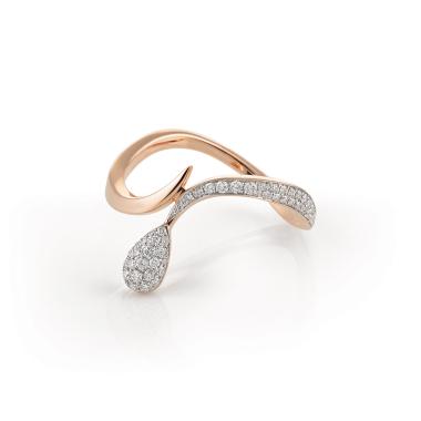 Ringe, Roségold, Al Coro Goccia Ring