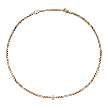         Roségold, Halsschmuck, FOPE Eka Halskette