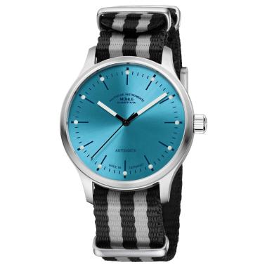 Unisex, Automatik, Mühle Glashütte Panova Türkisblau