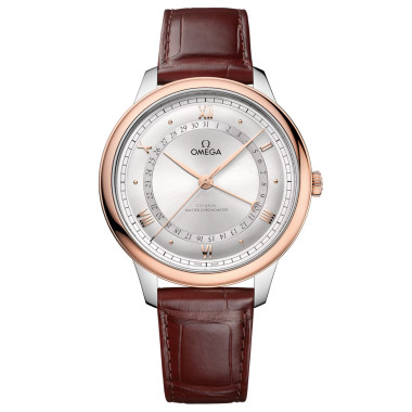 Damen- und Herrenuhr, Automatik, Omega De Ville Prestige 
