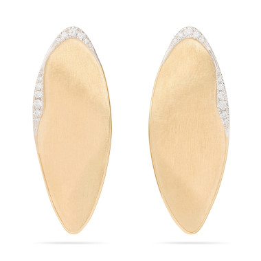 Ohrringe, Weißgold, Marco Bicego Lunaria Twist Ohrringe