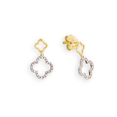 Ohrringe, Weißgold, Becker Young Fashion Kollektion Ohrstecker