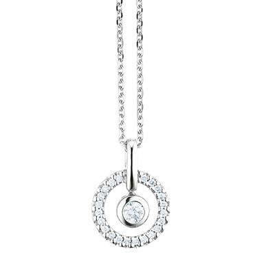 Halsschmuck, Weißgold, Capolavoro Collier Glam Motion