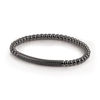 Armschmuck, Weißgold, Al Coro Stretchy Men Armband