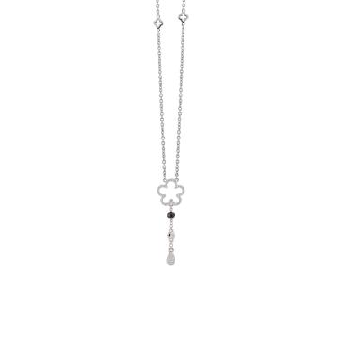 Halsschmuck, Weißgold, Al Coro Goccia Collier