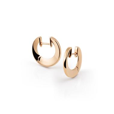 Ohrringe, Roségold, Al Coro Mezzaluna Ohrringe