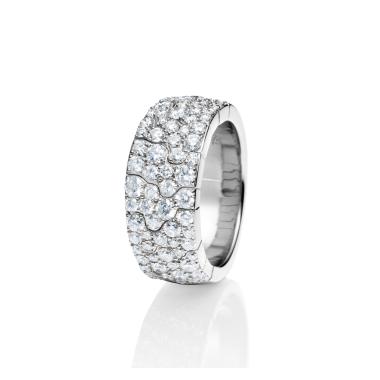 Ringe, Weißgold, Capolavoro Ring Vulcano