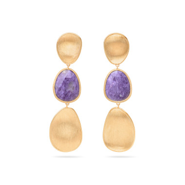 Ohrringe, Gelbgold, Marco Bicego Lunaria Color Ohrringe