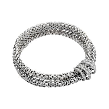 Armschmuck, Weißgold, FOPE Solo Flex'it Armband