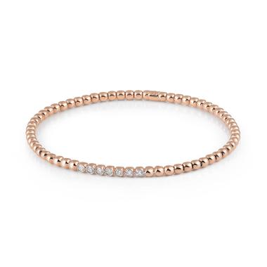 Armschmuck, Roségold, Al Coro Stretchy Armband