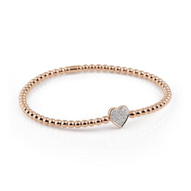 Armschmuck, Roségold, Al Coro Stretchy Armband