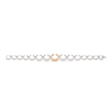 Armschmuck, Weißgold, Al Coro Mezzaluna Armband