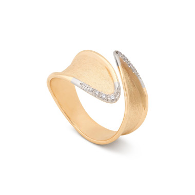 Ringe, Weißgold, Marco Bicego Lunaria Twist Ring