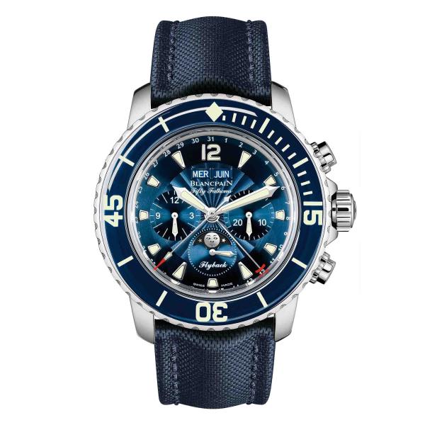 Blancpain Fifty Fathoms Chronographe Flyback Quantième Complet (Ref: 5066F 1140 52B)