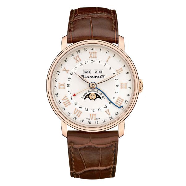 Blancpain Villeret Complet Phases de Lune GMT (Ref: 6676 3642 55A)