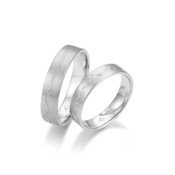 August Gerstner Trauring Exclusiv-Kollektion (Ref: 4/28664/4,5-28664/5)