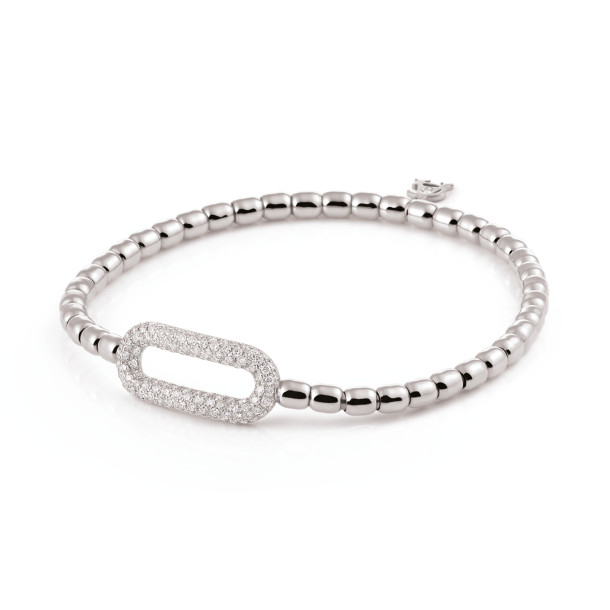         Weißgold, Armschmuck, Al Coro Stretchy Armband