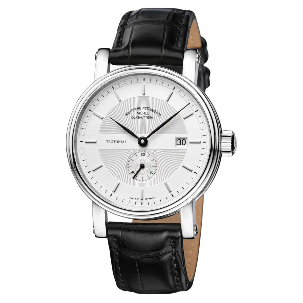         Damen- und Herrenuhr, Automatik, Mühle Glashütte Teutonia II Kleine Sekunde