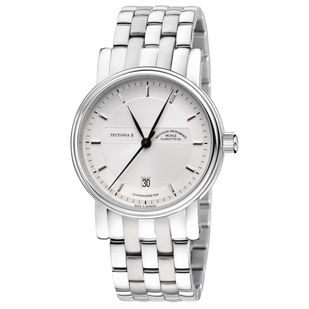         Damen- und Herrenuhr, Automatik, Mühle Glashütte Teutonia II Chronometer