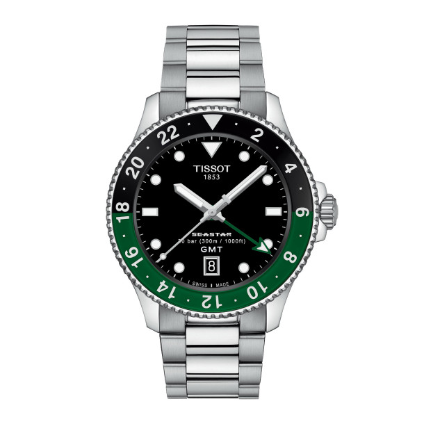         Herrenuhr, Quarzwerk, Tissot Seastar 1000 GMT 40mm