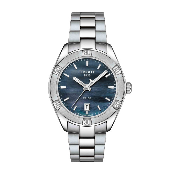        Damenuhr, Quarzwerk, Tissot PR 100 Sport Chic 36mm