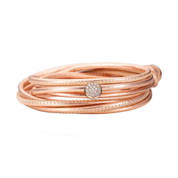         Capolavoro Lederarmband mit Schmuckelement Dolcini