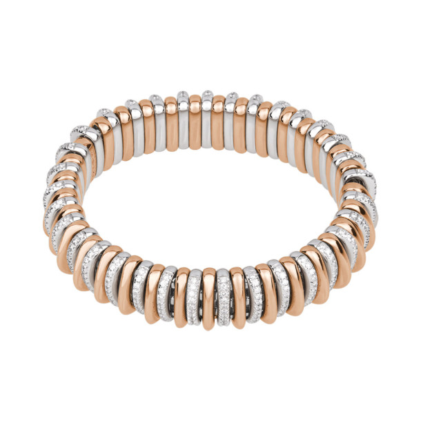         Roségold &amp; Weißgold, Armschmuck, FOPE Panorama Flex'it Armband