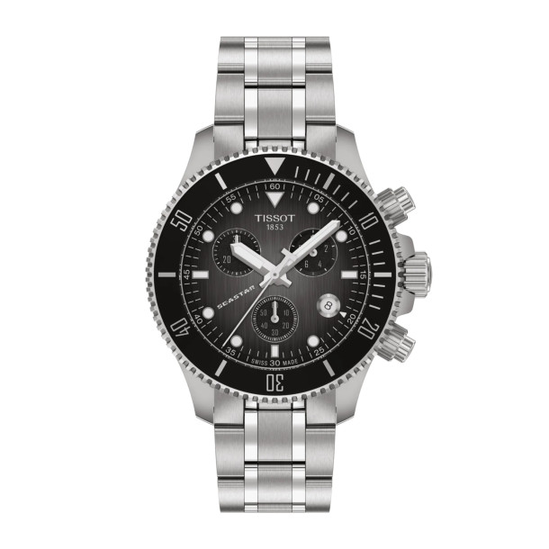         Damen- und Herrenuhr, Quarzwerk, Tissot Seastar 1000 38mm