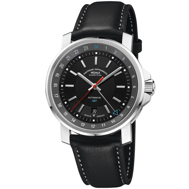         Damen- und Herrenuhr, Automatik, Mühle Glashütte 29er Big GMT