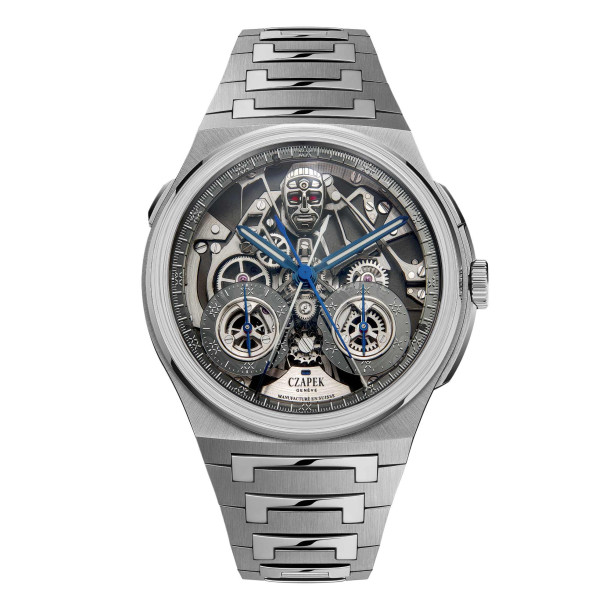         Herrenuhr, Automatik, Czapek Antarctique Rattrapante R.U.R - Tribute to Karel Čapek