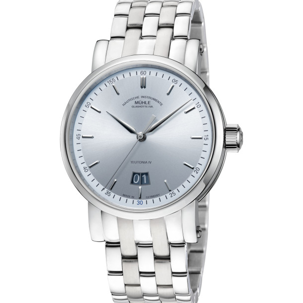         Damen- und Herrenuhr, Automatik, Mühle Glashütte Teutonia IV Großdatum Edition 1994