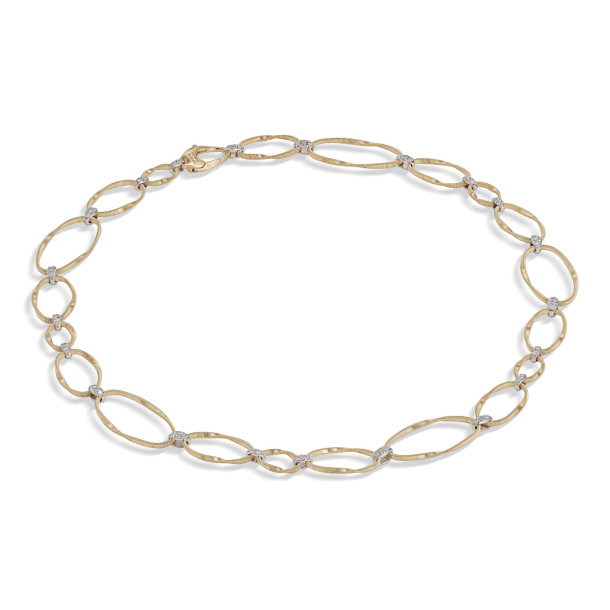         Gelbgold, Halsschmuck, Marco Bicego Marrakech Onde Halskette 
