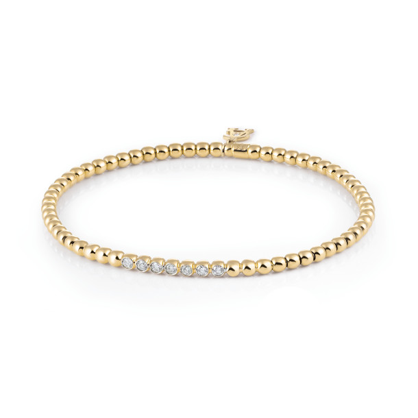         Gelbgold, Armschmuck, Al Coro Stretchy Armband