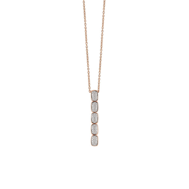         Roségold, Halsschmuck, Al Coro La Piazza Collier