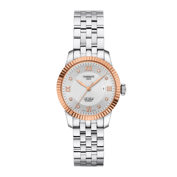         Damenuhr, Automatik, Tissot Le Locle Goldlünette 29mm