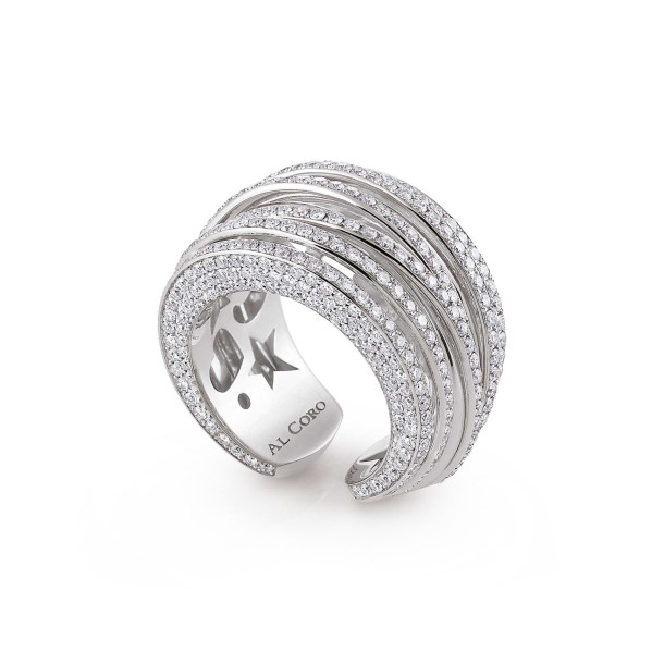         Weißgold, Ringe, Al Coro Mezzaluna Classic Ring