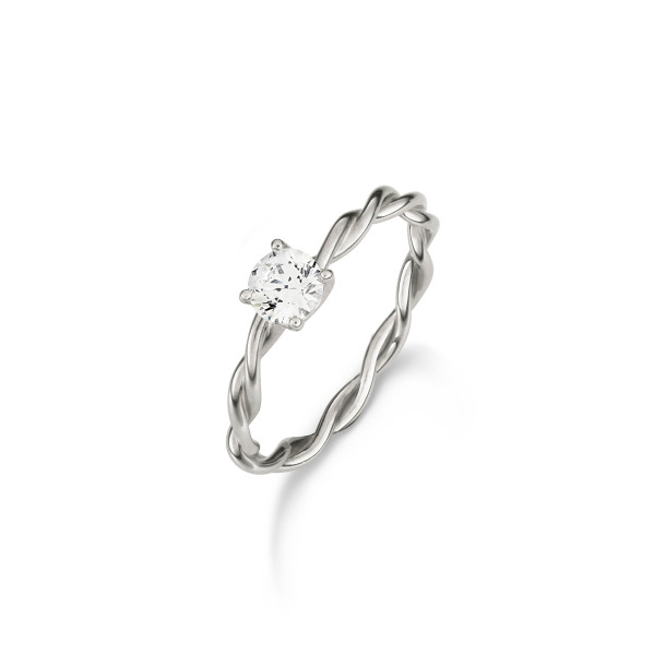         Weißgold, Ringe, Max Kemper Solitärring