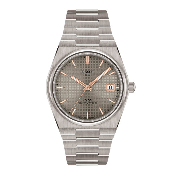         Damen- und Herrenuhr, Automatik, Tissot PRX Titan 38mm