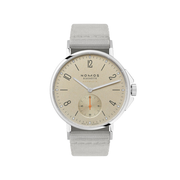         Damen- und Herrenuhr, Automatik, NOMOS Glashütte Ahoi Neomatik Sand