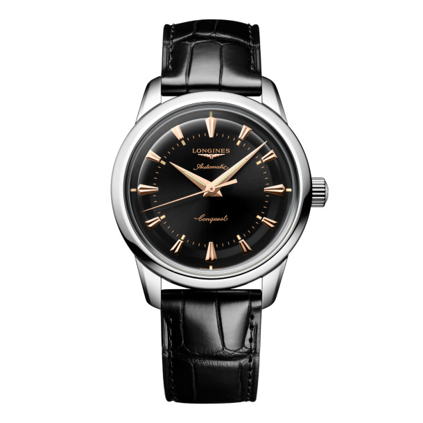         Damen- und Herrenuhr, Automatik, Longines CONQUEST HERITAGE