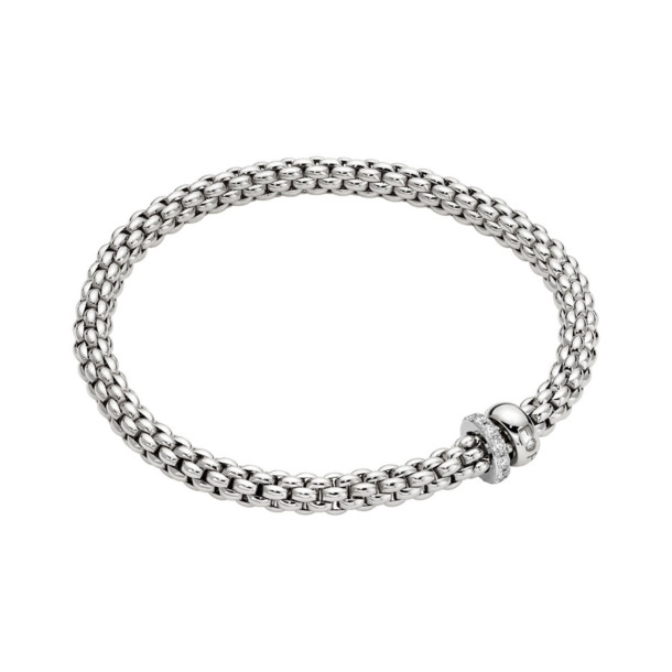         Weißgold, Armschmuck, FOPE Solo Flex'it Armband