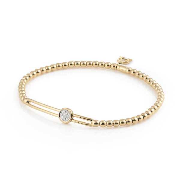        Gelbgold, Armschmuck, Al Coro Stretchy Armband