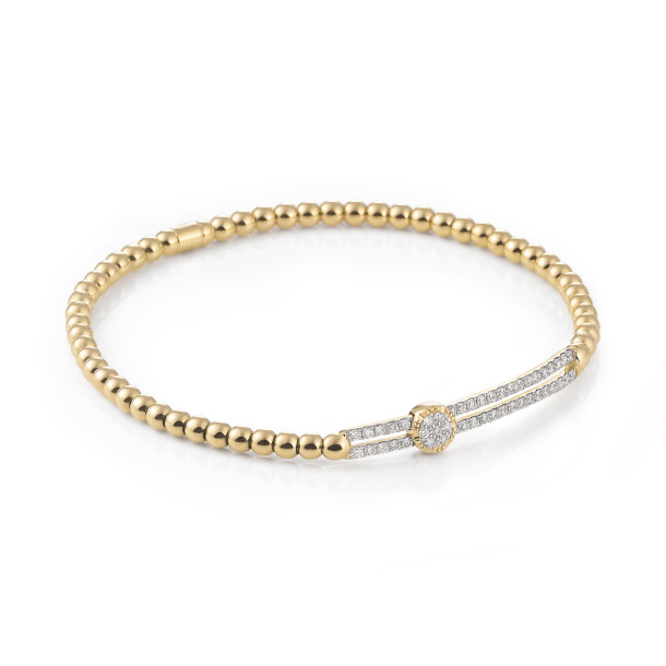         Gelbgold, Armschmuck, Al Coro Stretchy Armband