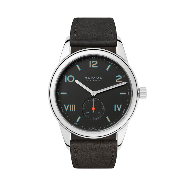         Damen- und Herrenuhr, Handaufzug, NOMOS Glashütte Club Campus 38 Nacht