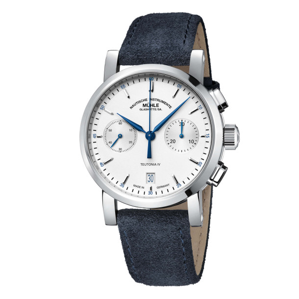         Damen- und Herrenuhr, Automatik, Mühle Glashütte Teutonia IV Chronograph