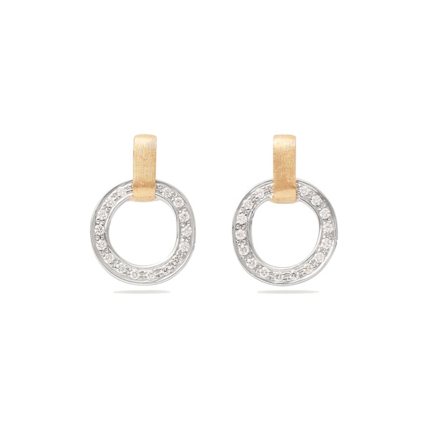         Gelbgold &amp; Weißgold, Ohrringe, Marco Bicego Jaipur Link Ohrstecker